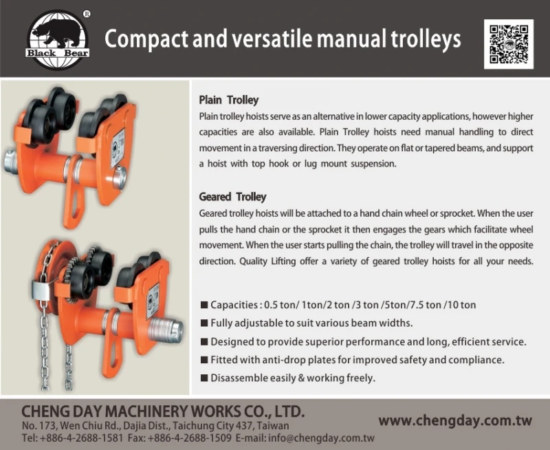 EDM-Compact and Versatile Manual Trolleys